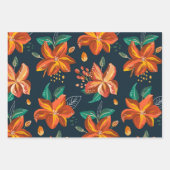 Motif botanique feuille et fleuri (Devant 2)