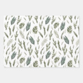 Motif Botanique Feuilles Vertes (Devant 2)