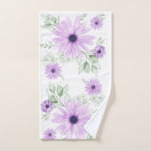 Motif botanique floral de printemps coloré (Serviette à main)