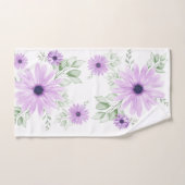 Motif botanique floral de printemps coloré (Serviette à main)