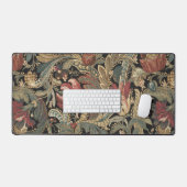 Motif botanique floral vintage sombre et maussade (Clavier et souris)