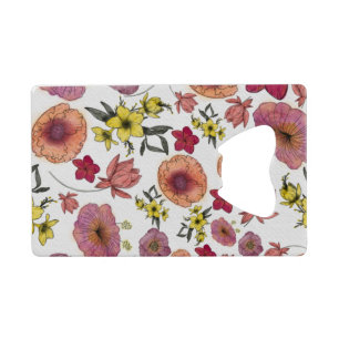 Motif botanique wc Papier OG Coral rose Jaune 10