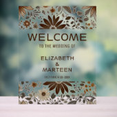 Motif Brown gris Mariage d'automne (Neutre)