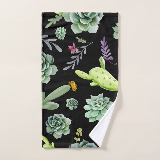 Motif Cactus 2 (Serviette à main)