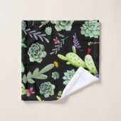 Motif Cactus 2 (Gant de toilette)