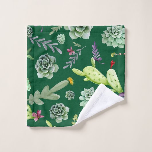 Motif Cactus 3 (Gant de toilette)