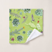 Motif Cactus 6 (Gant de toilette)