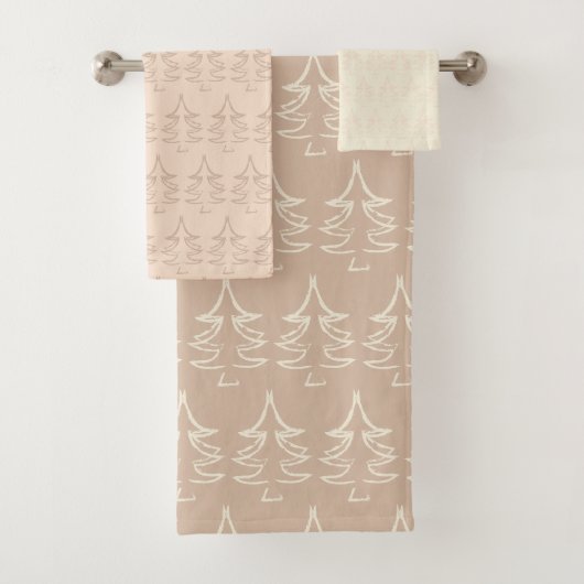 Motif Café Arbre de Noël Blush Vanille (En situation)