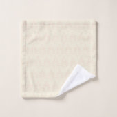 Motif Café Arbre de Noël Blush Vanille (Gant de toilette)