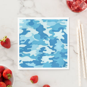 Motif Camo - serviettes en papier