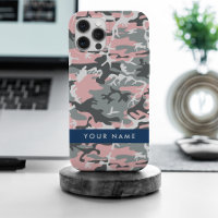 Motif camouflage rose et gris Personnalisez votre