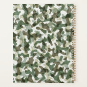 Motif camouflage vert dans des tons terre avec mar (Dos)