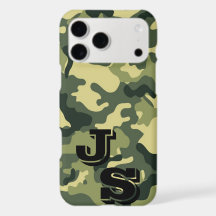 Motif Camouflage vert de l'Armée de terre iPhone 1