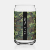 Motif Camouflage Vert, Votre nom, Personnaliser (Recto)