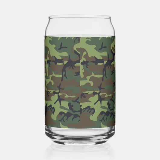 Motif Camouflage Vert, Votre nom, Personnaliser (Droite)