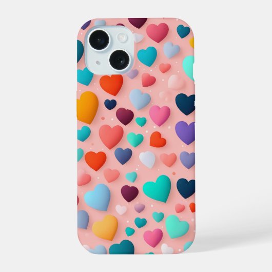 Motif cardiaque multicolore (Verso)