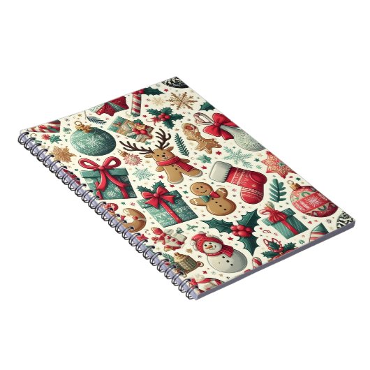 Motif Carnet de Noël (Côté Droit)