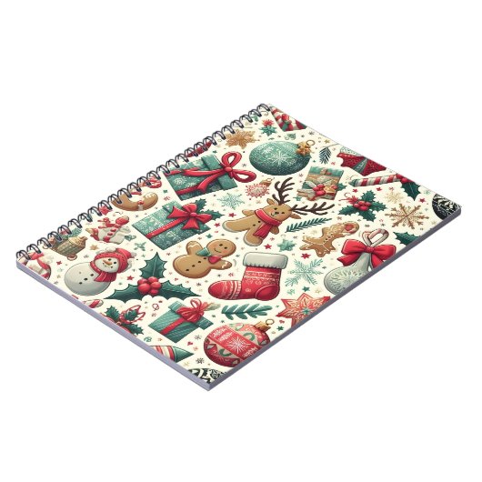 Motif Carnet de Noël (Côté gauche)