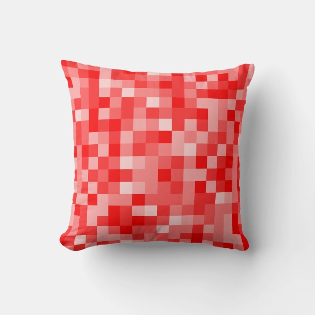 motif carré - Américain MoJo Coussin (Recto)