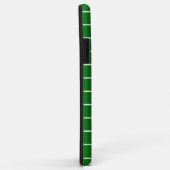 Motif Carré coque iphone vert Monogramme (Dos/Droite)