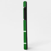 Motif Carré coque iphone vert Monogramme (Dos/Gauche)