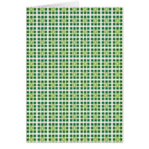 Motif carré de la forêt verte géométrique moderne