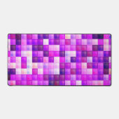 Motif carré rose en pixels de jeu vidéo (Recto)