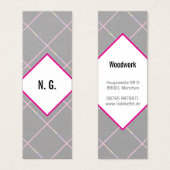 Motif carré rose noir (Devant & derrière)