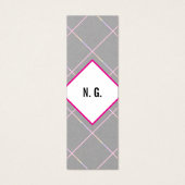 Motif carré rose noir (Devant)