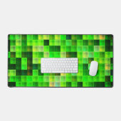 Motif carré vert en pixels de jeu vidéo (Clavier et souris)