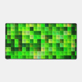 Motif carré vert en pixels de jeu vidéo (Recto)