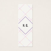 Motif carré violet noir (Devant)
