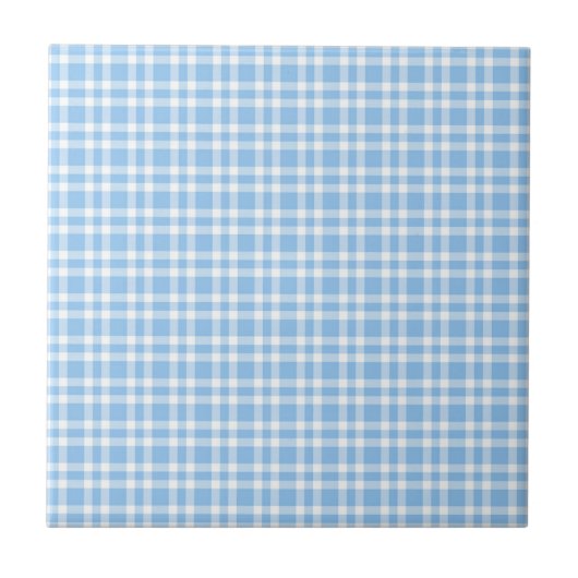 Motif carreaux bleu blanc (Devant)