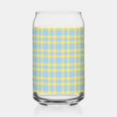 Motif carreaux bleu jaune (Verso)