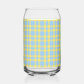 Motif carreaux bleu jaune (Droite)