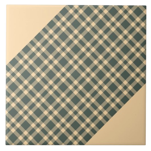 Motif carreaux jaune vert (Devant)
