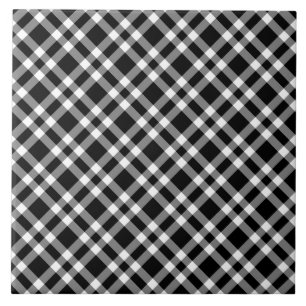 Motif carreaux noir blanc