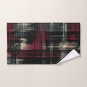 Motif carreaux Punk Grunge Alternative dévasté (Serviette à main)