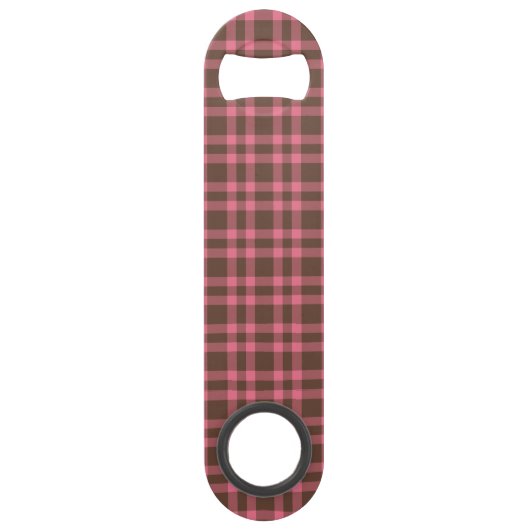 Motif carreaux rose marron (Devant)