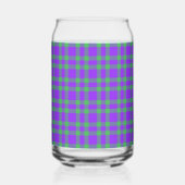 Motif carreaux violet vert (Droite)