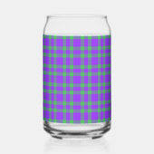 Motif carreaux violet vert (Gauche)