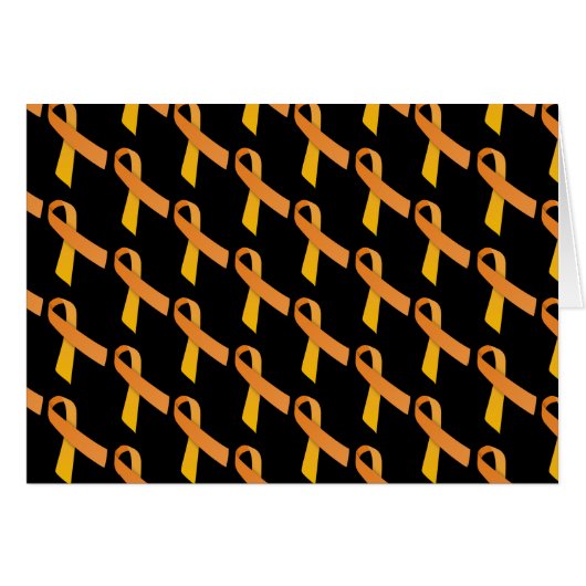 Motif Carrelé de rubans orange (Devant horizontal)
