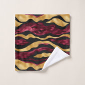 Motif carrelé d'or de Bourgogne (Gant de toilette)