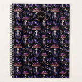 Motif céleste papillon, floral et champignon (Devant)