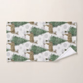 Motif Cerf / Cerf à queue blanche (Serviette à main)