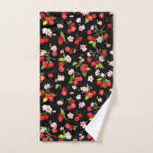 Motif cerise 2 (Serviette à main)