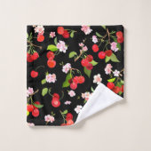 Motif cerise 2 (Gant de toilette)