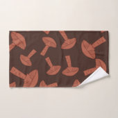Motif champignon (Serviette à main)