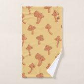 Motif champignon (Serviette à main)