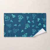 Motif champignon (Serviette à main)